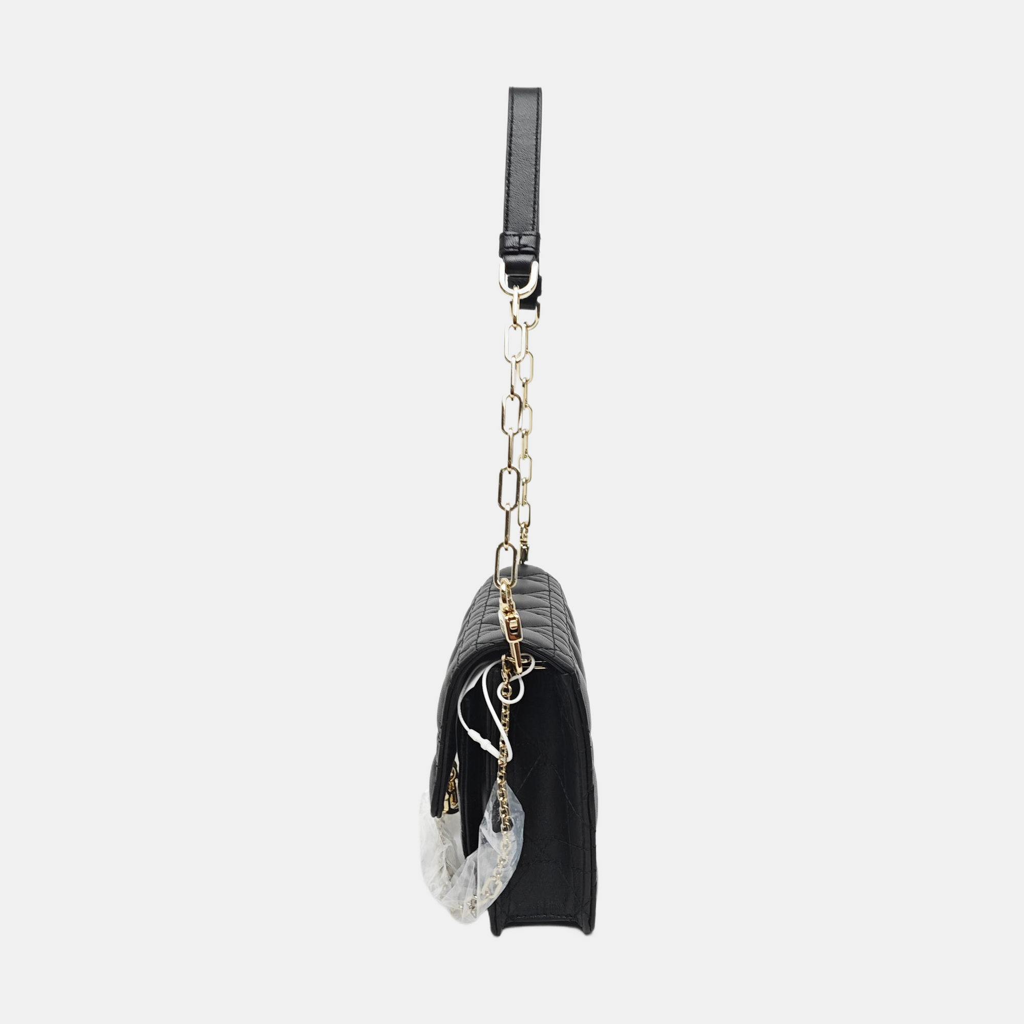 Lady Dior Small Cannage Lambskin Black