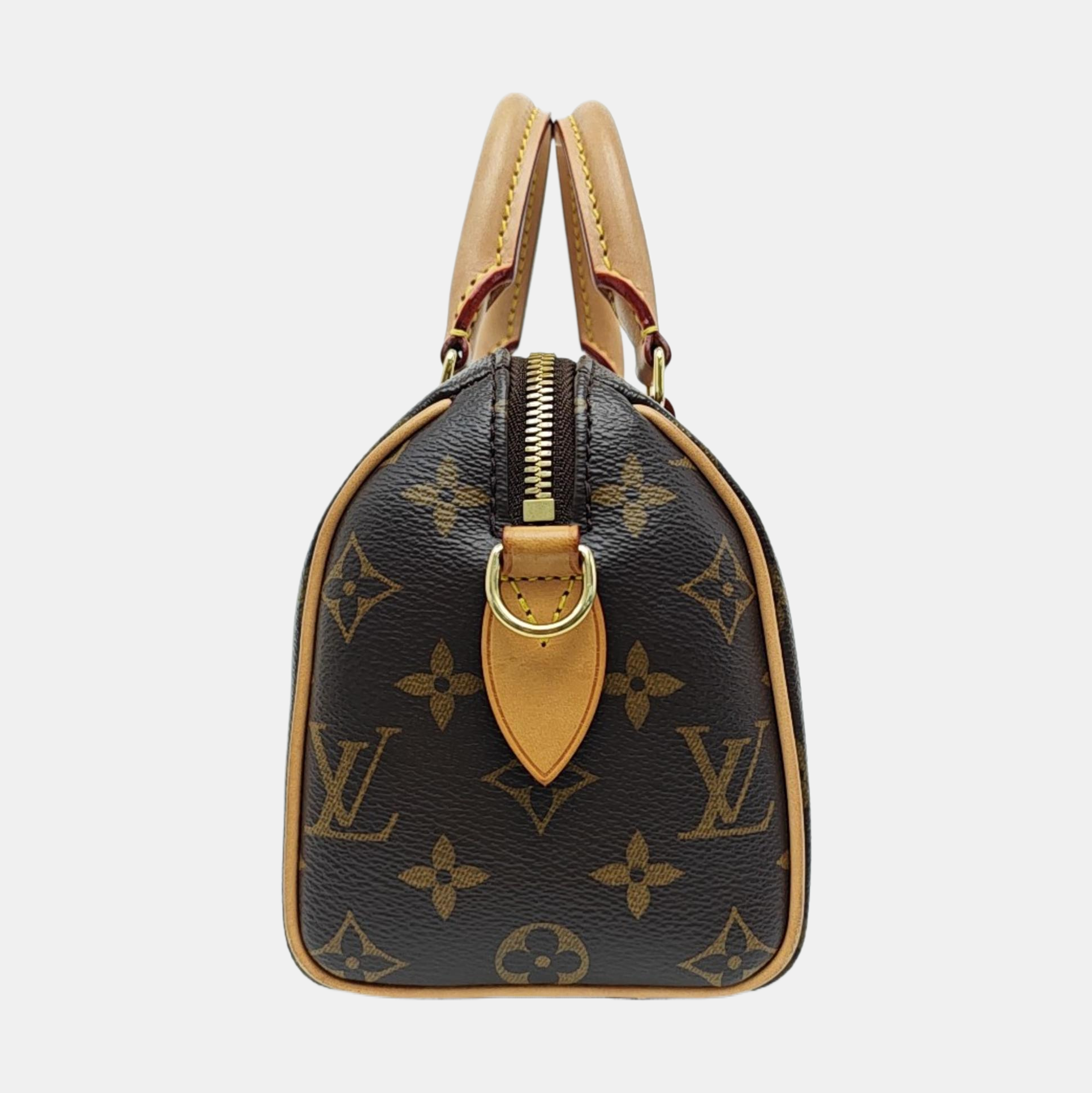 SPEEDY 20 Monogram Coated Canvas Brown
