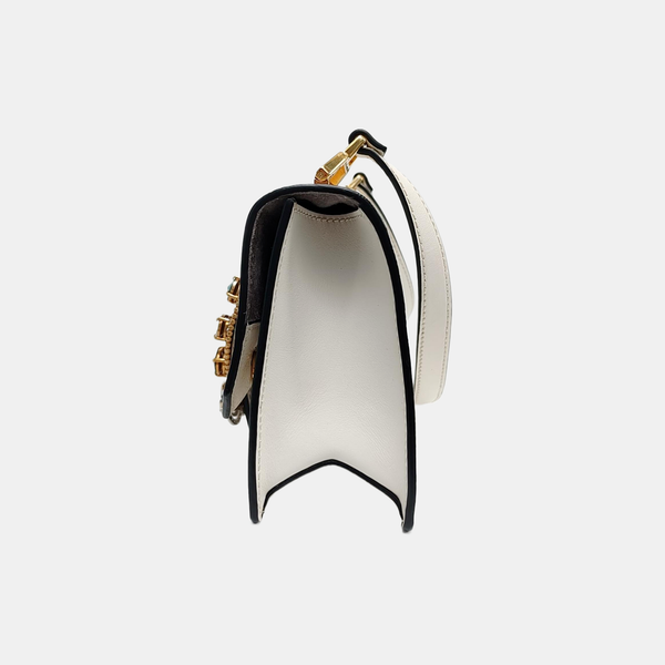 Miu Lady Calfskin White