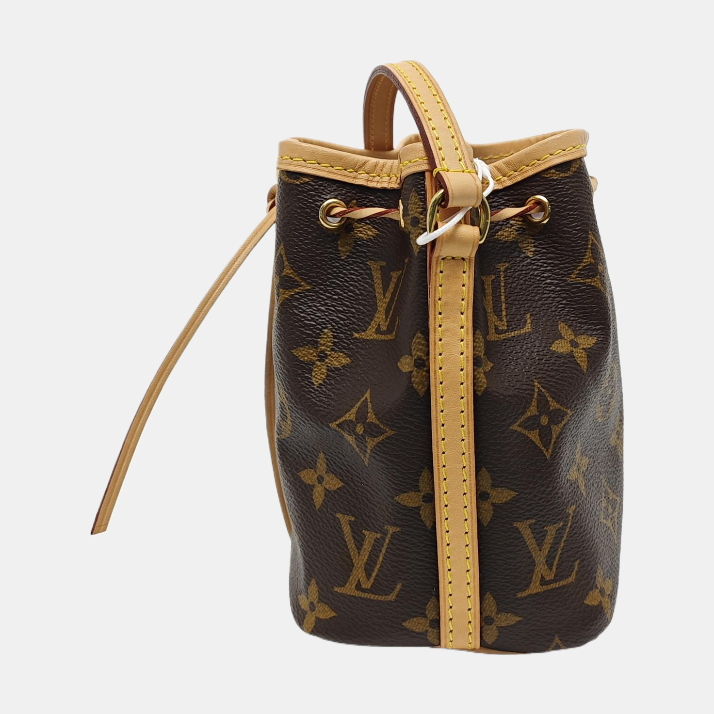 NÉONOÉ Nano Monogram Coated Canvas Brown