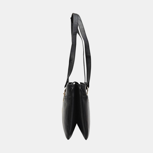 Arli Large Calfskin Black