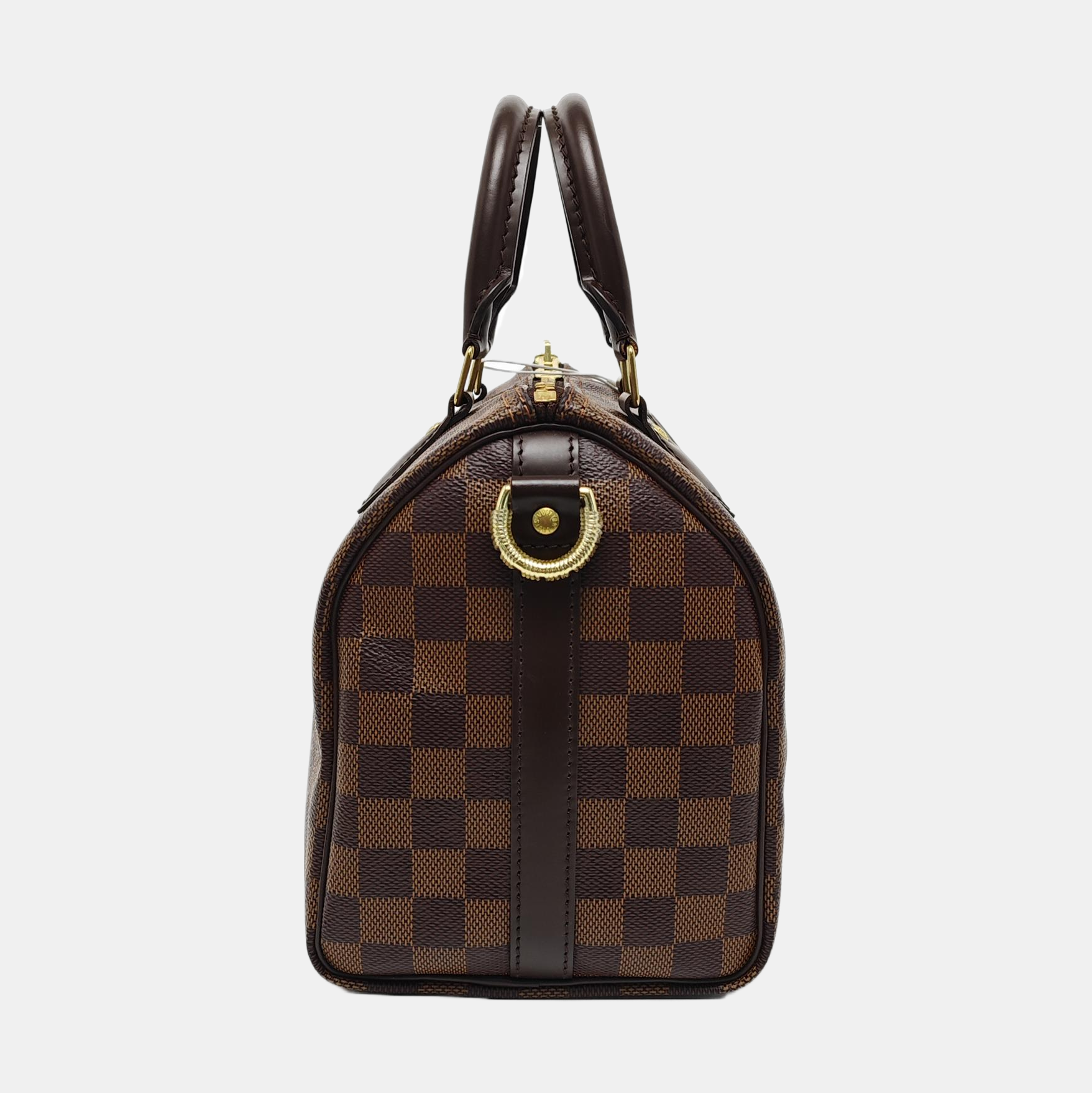 SPEEDY 25 Damier Ebene Coated Canvas Brown