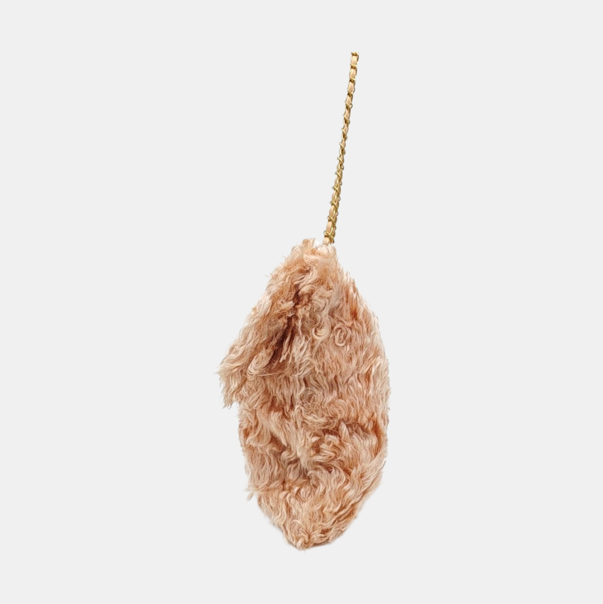 Sheepskin Top Handle Bag Pink