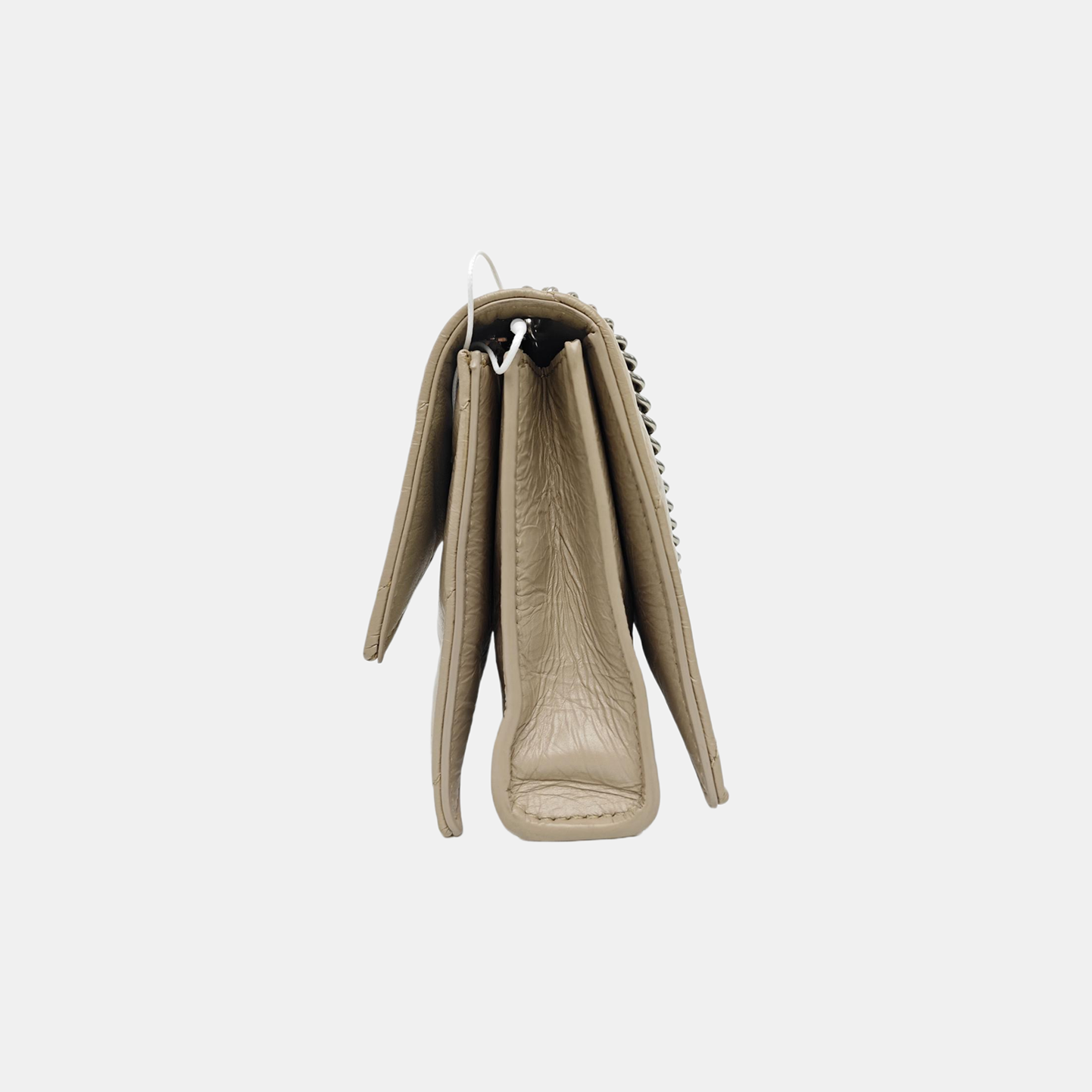 Crush Mini Quilted Calfskin Beige