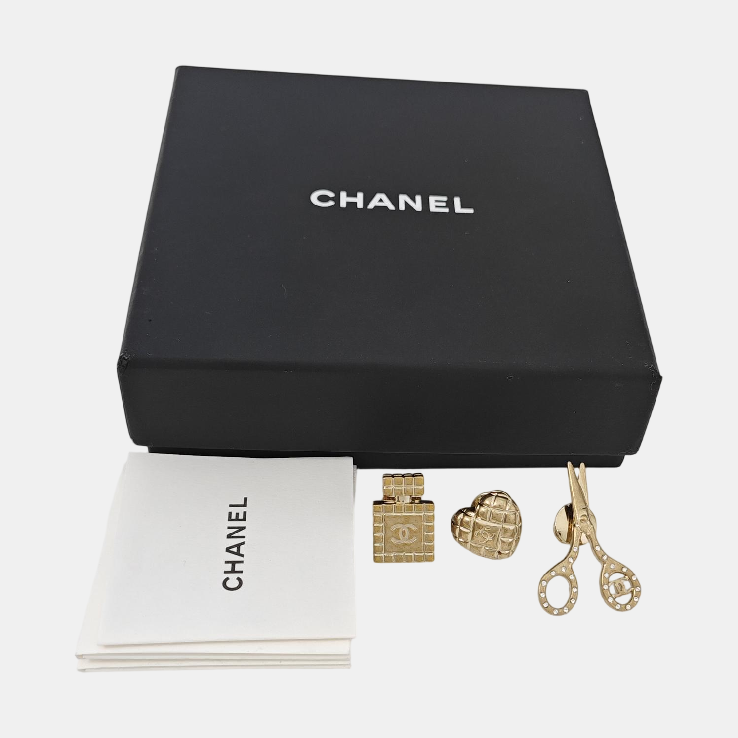 Metal Gold Brooch