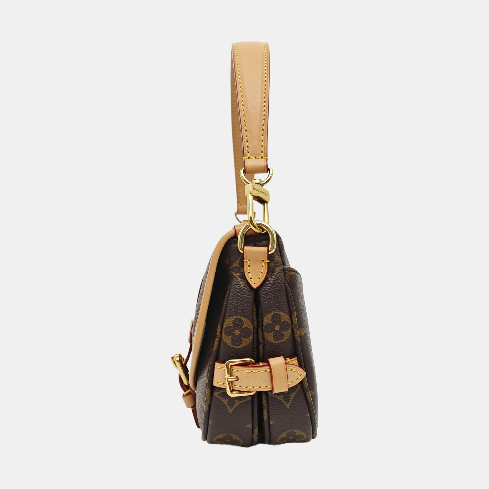 SAUMUR BB Monogram Coated Canvas Brown