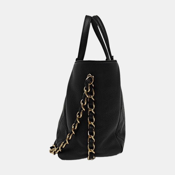 BOWLING Quilted Calfskin Black