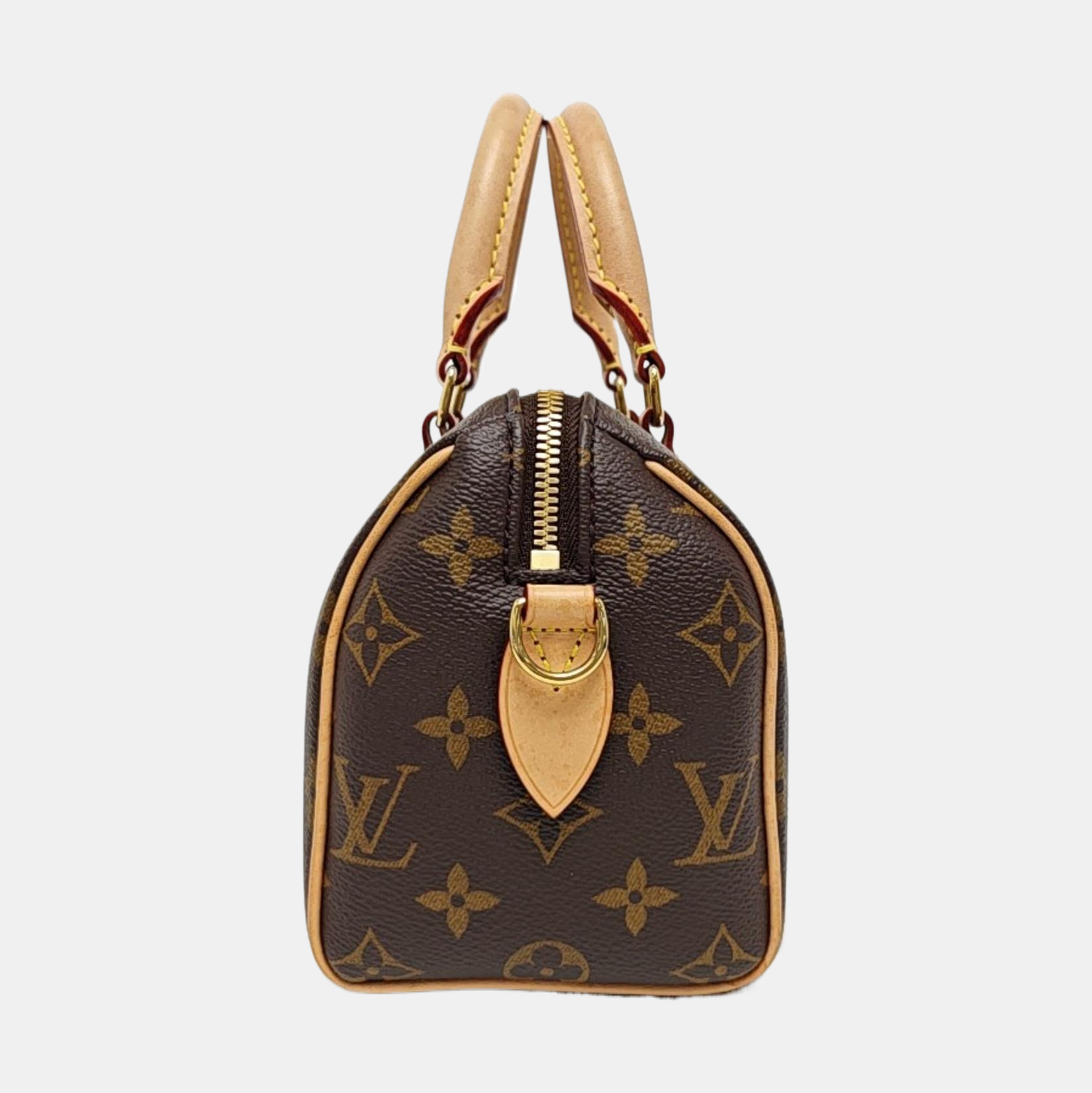 SPEEDY 20 Monogram Coated Canvas Brown