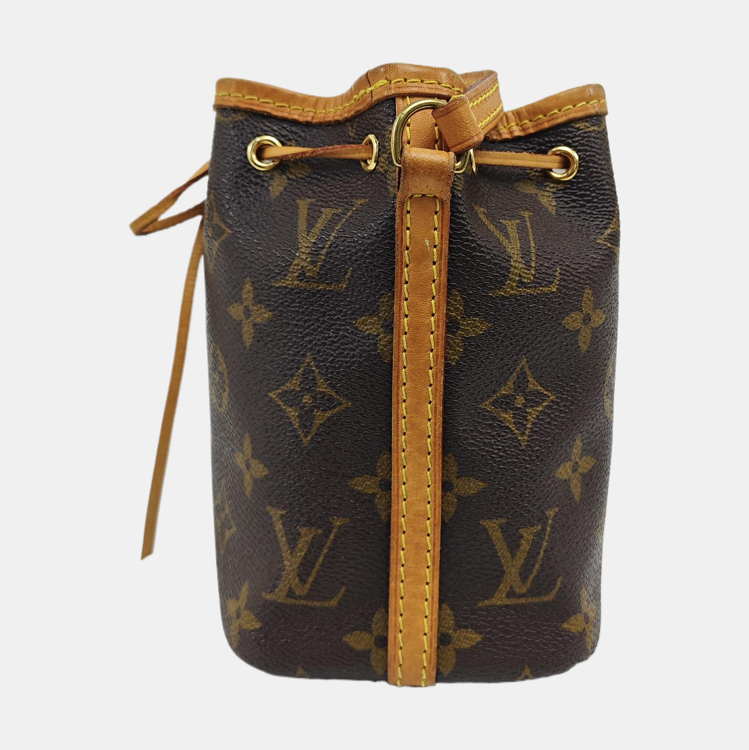 NÉONOÉ Nano Monogram Coated Canvas Brown