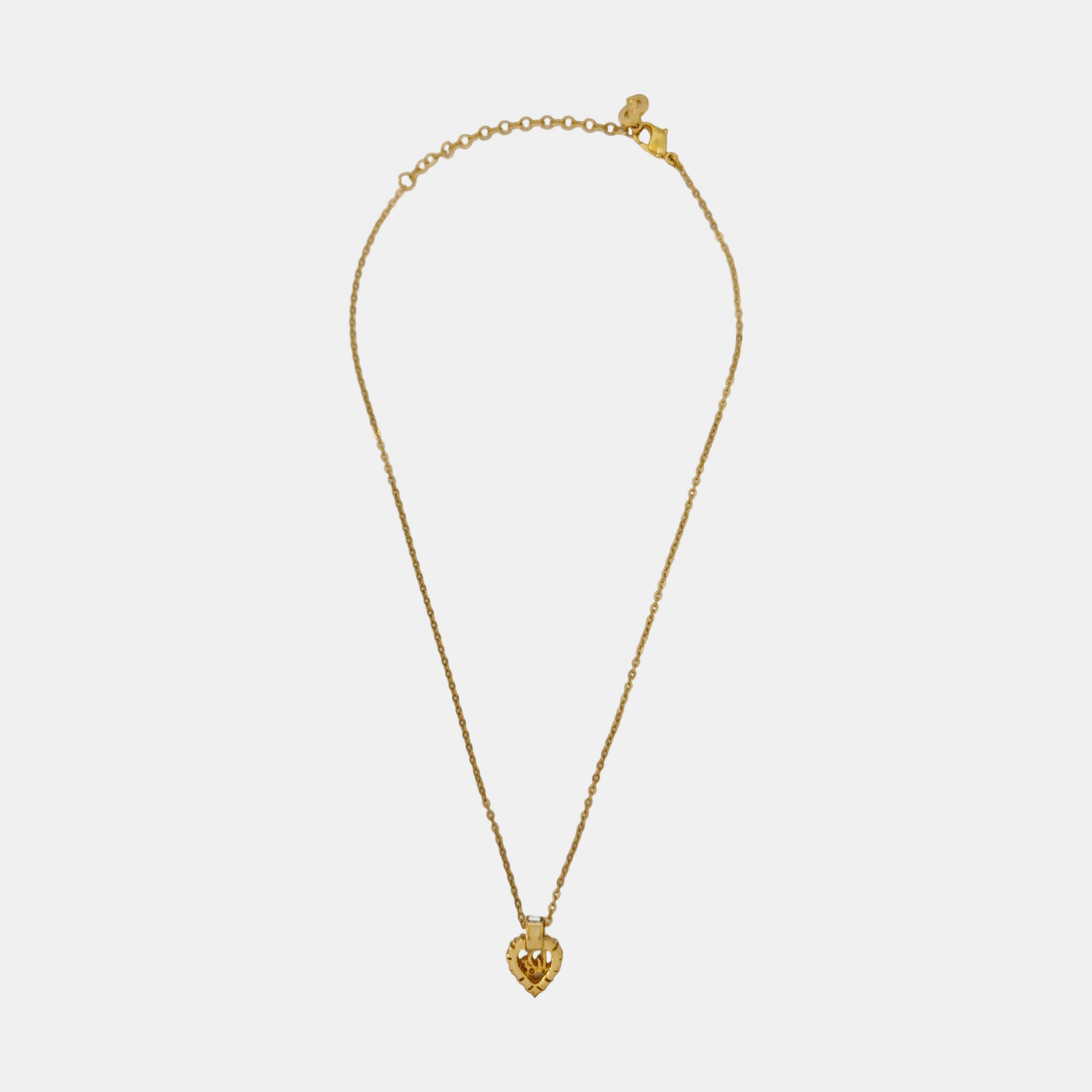 Dior Oblique Metal Gold Necklace