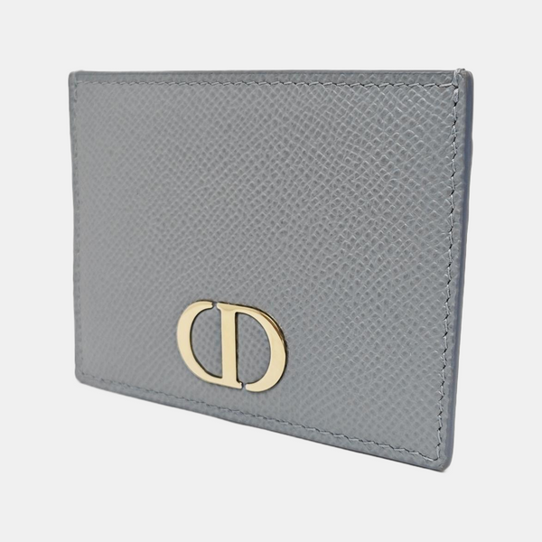 30 Montaigne Calfskin Gray Card Holder