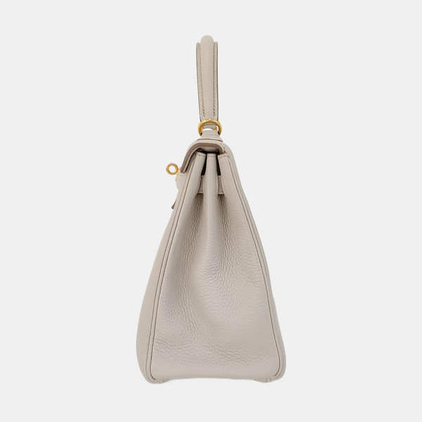 Kelly 25 Togo White