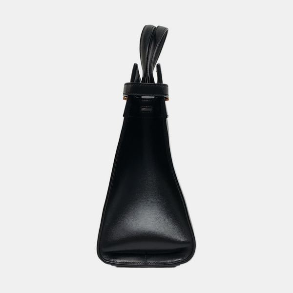 Authenticated pre-owned  MANHATTAN Small Calfskin Black - Tote Bag at Looply