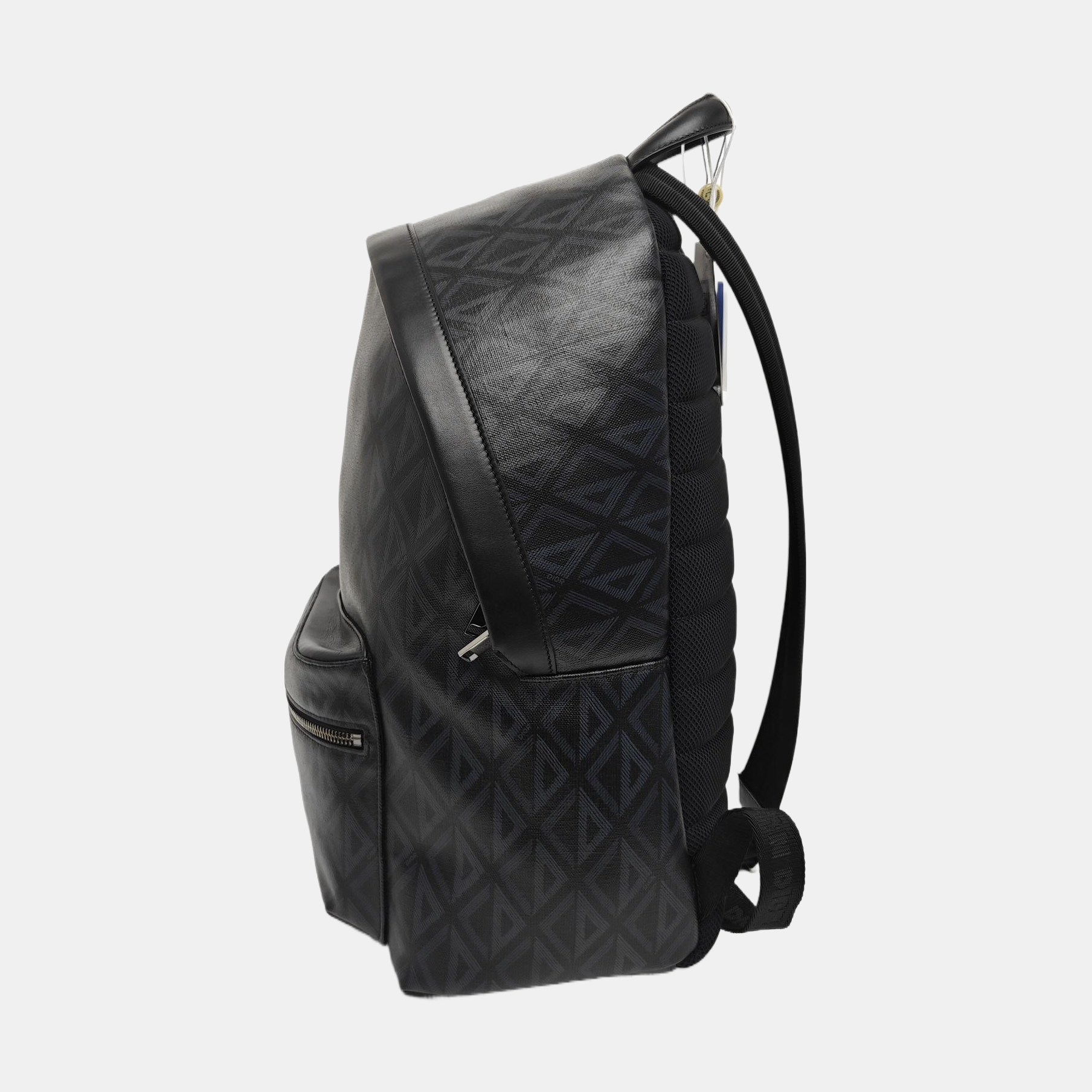 Rider Oblique Coated Canvas Black