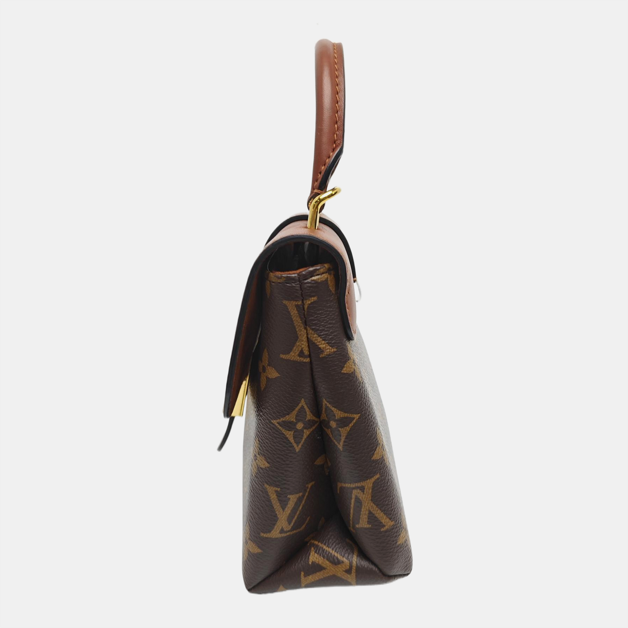LOCKY BB Monogram Coated Canvas Brown