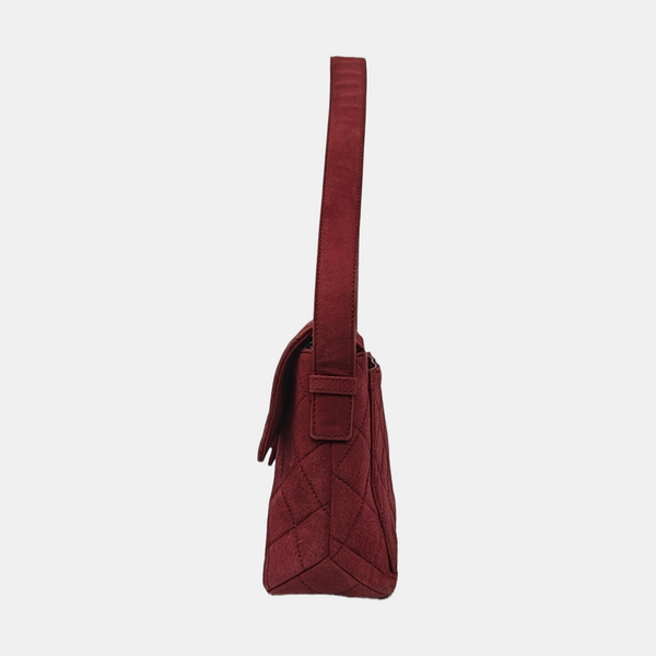 Quilted Suede Red