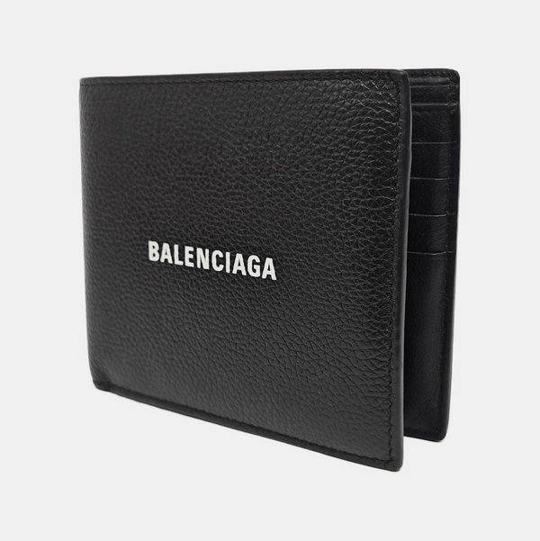 Cash Calfskin Black Wallet