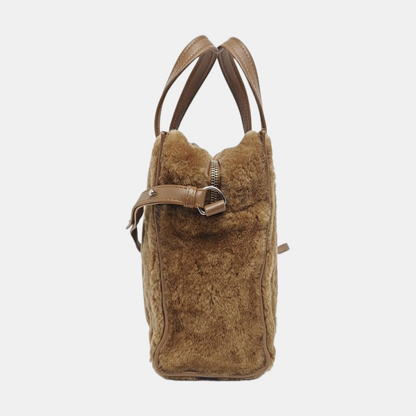 Authenticated pre-owned  Bazar Fur Brown - Tote Bag at Looply