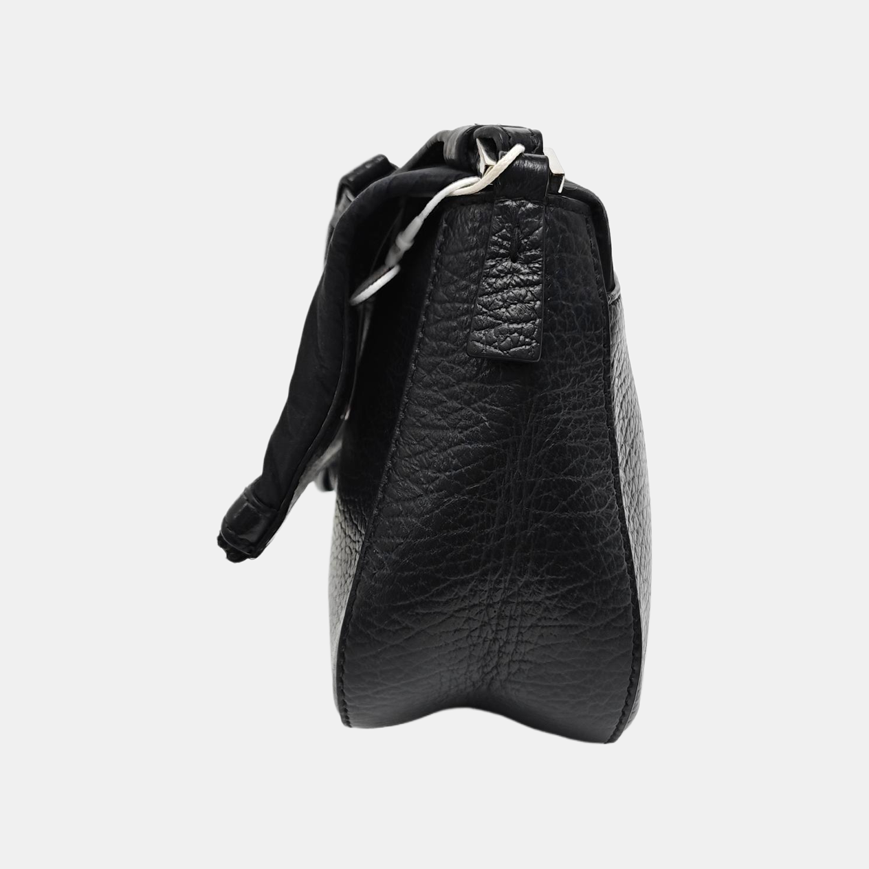 Nylon Shoulder Bag Black
