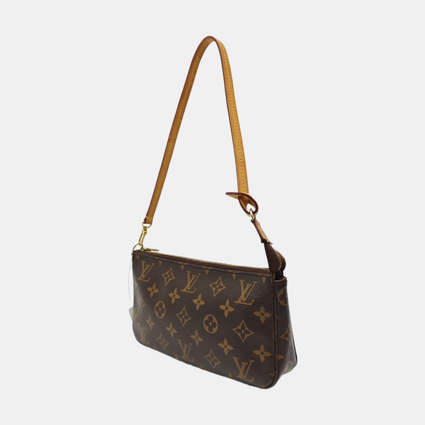 ACCESSOIRES GM Monogram Coated Canvas Brown