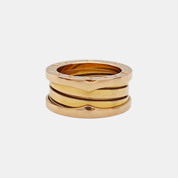 B.ZERO1 18k Rose Gold Ring EU 49