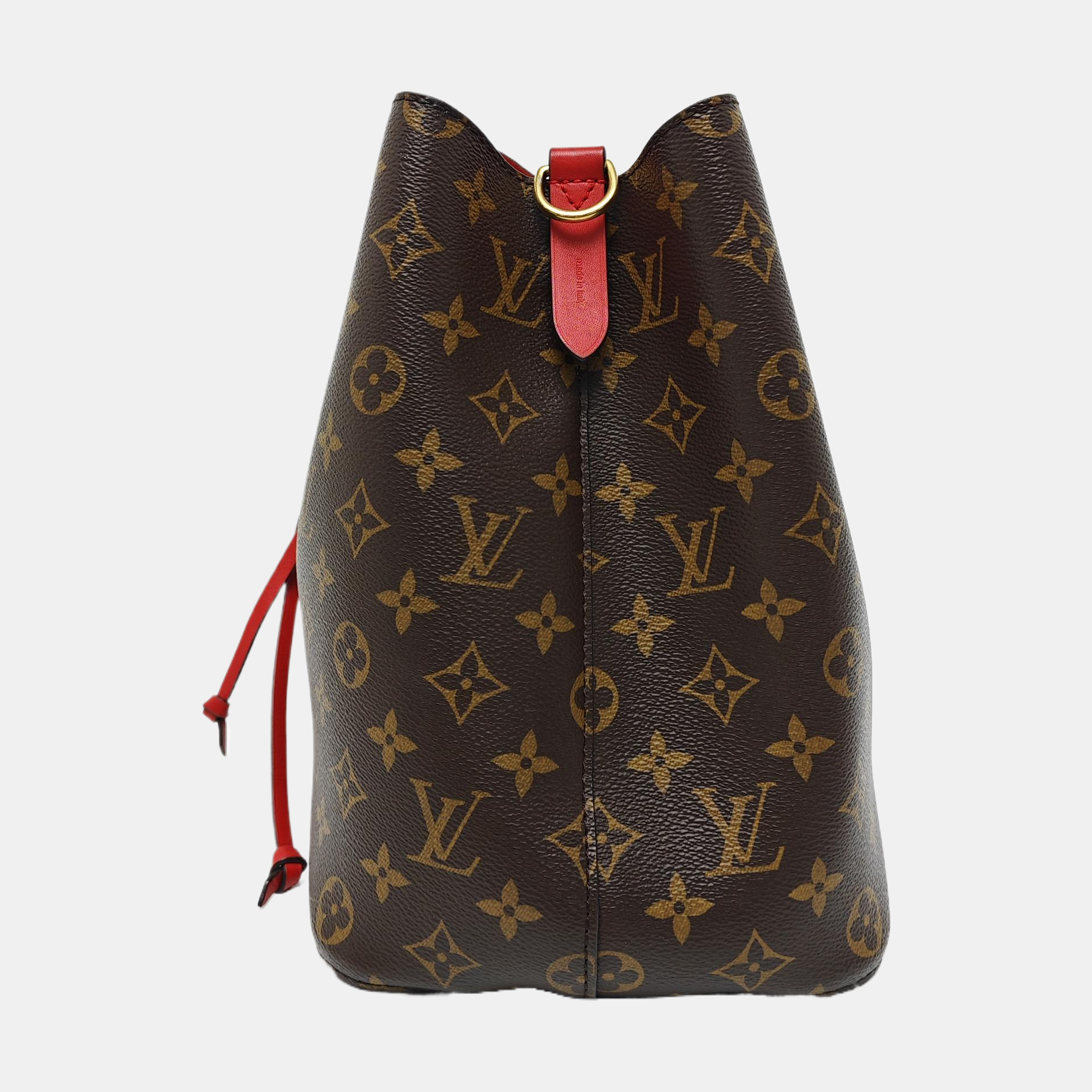 NÉONOÉ MM Monogram Coated Canvas Brown