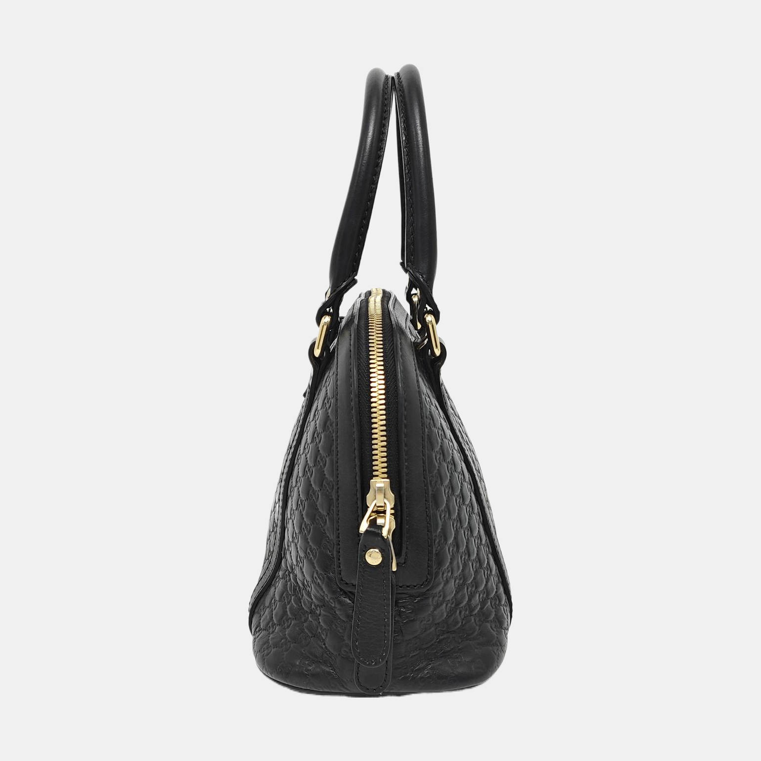 Microguccissima Monogram Calfskin Black