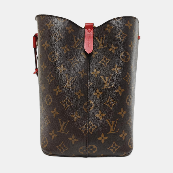 NÉONOÉ MM Monogram Coated Canvas Brown