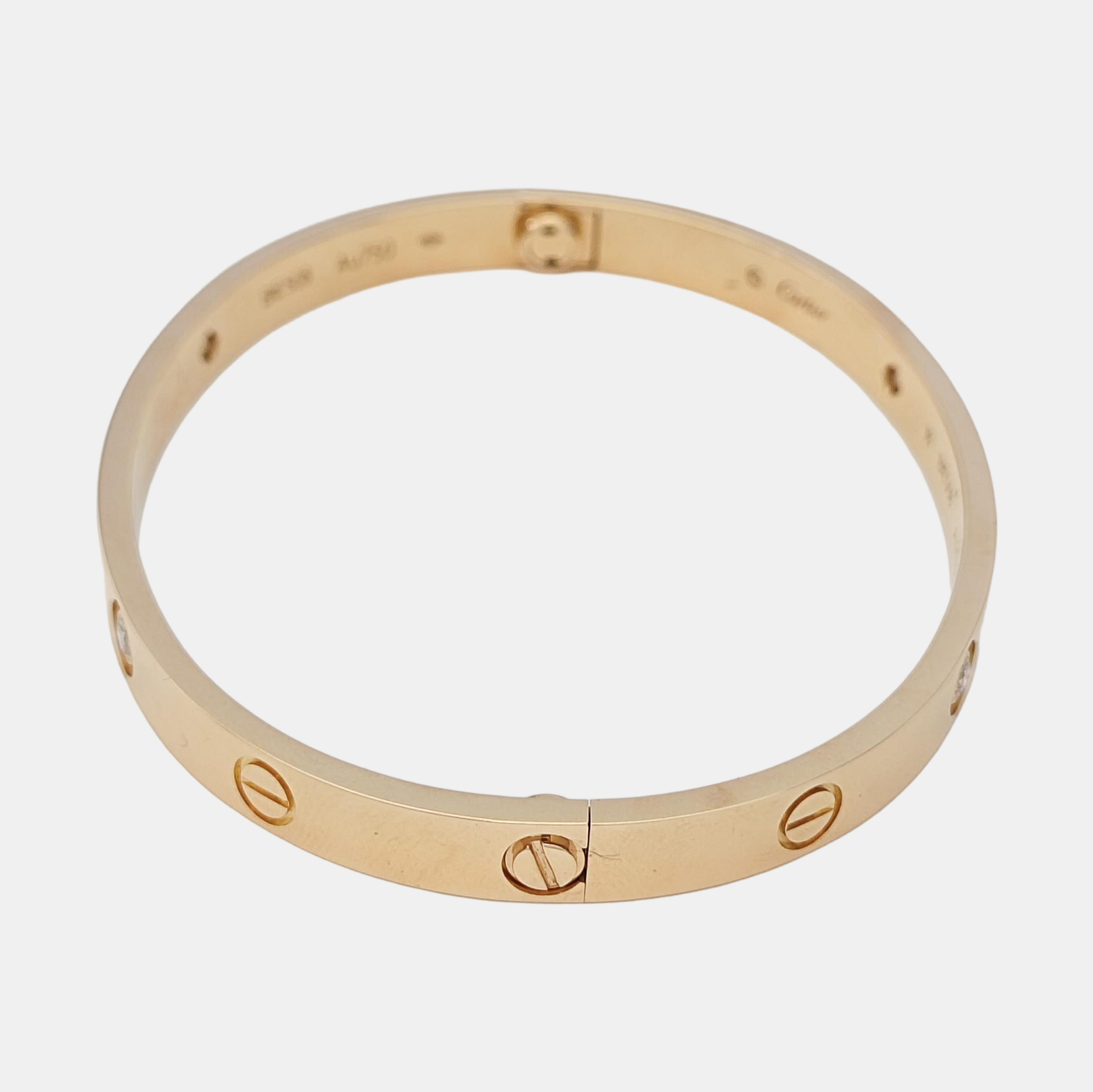 LOVE 18k Rose Gold Bangle