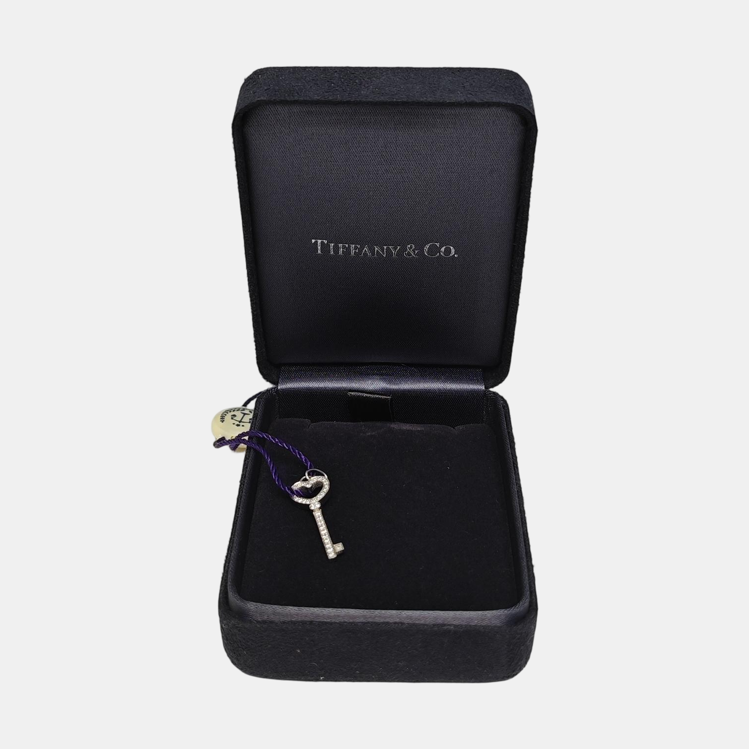 Tiffany Keys Platinum 950 Silver Pendant