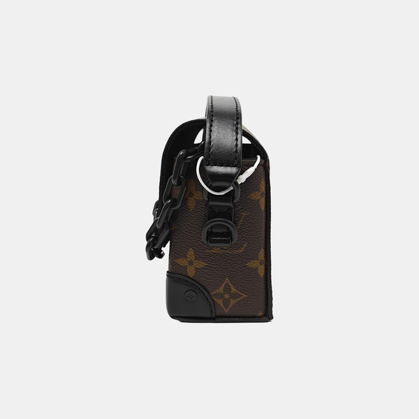 SOFT TRUNK Mini Monogram Coated Canvas Brown