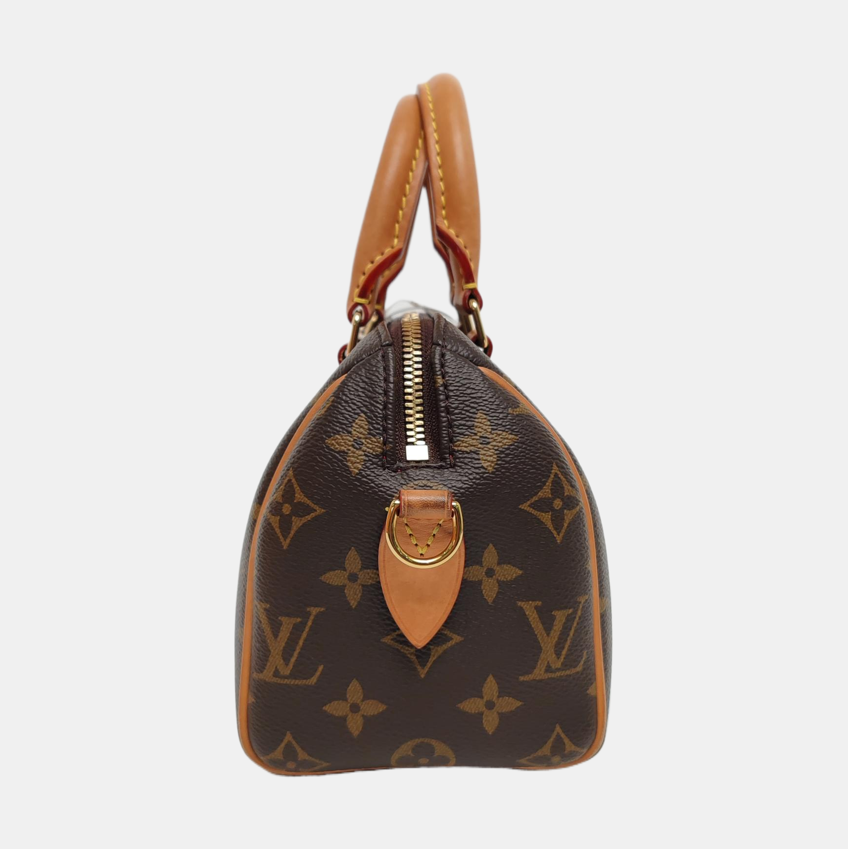 SPEEDY 20 Monogram Coated Canvas Brown