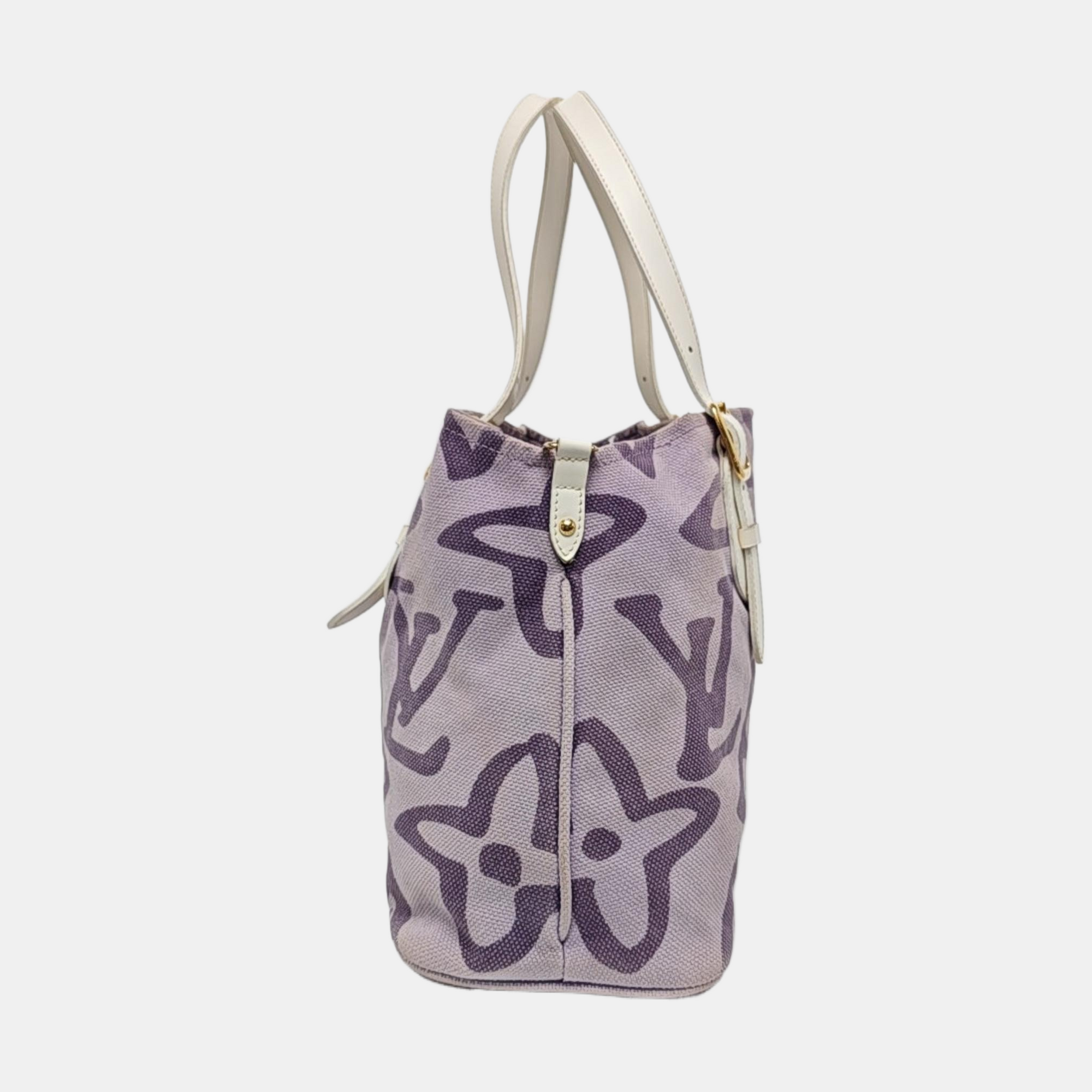 TAHITIENNE CABAS MM Monogram Canvas Purple