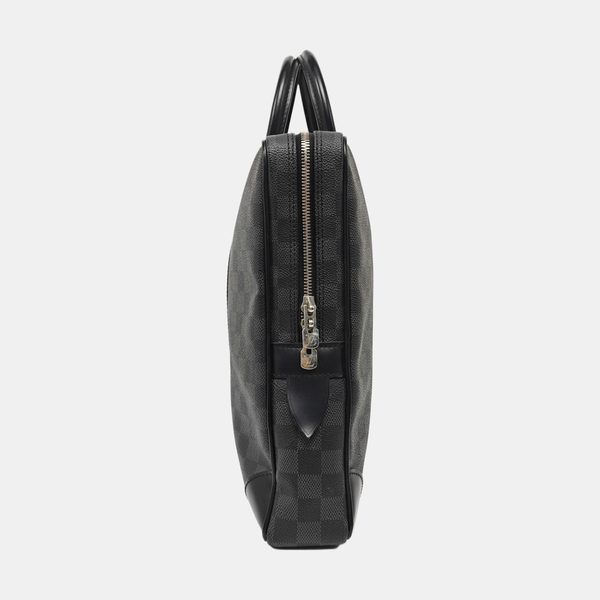PORTE-DOCUMENTS Damier Graphite Coated Canvas Black