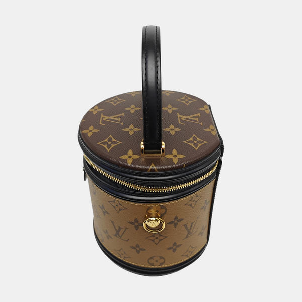 CANNES PM Monogram Coated Canvas Brown