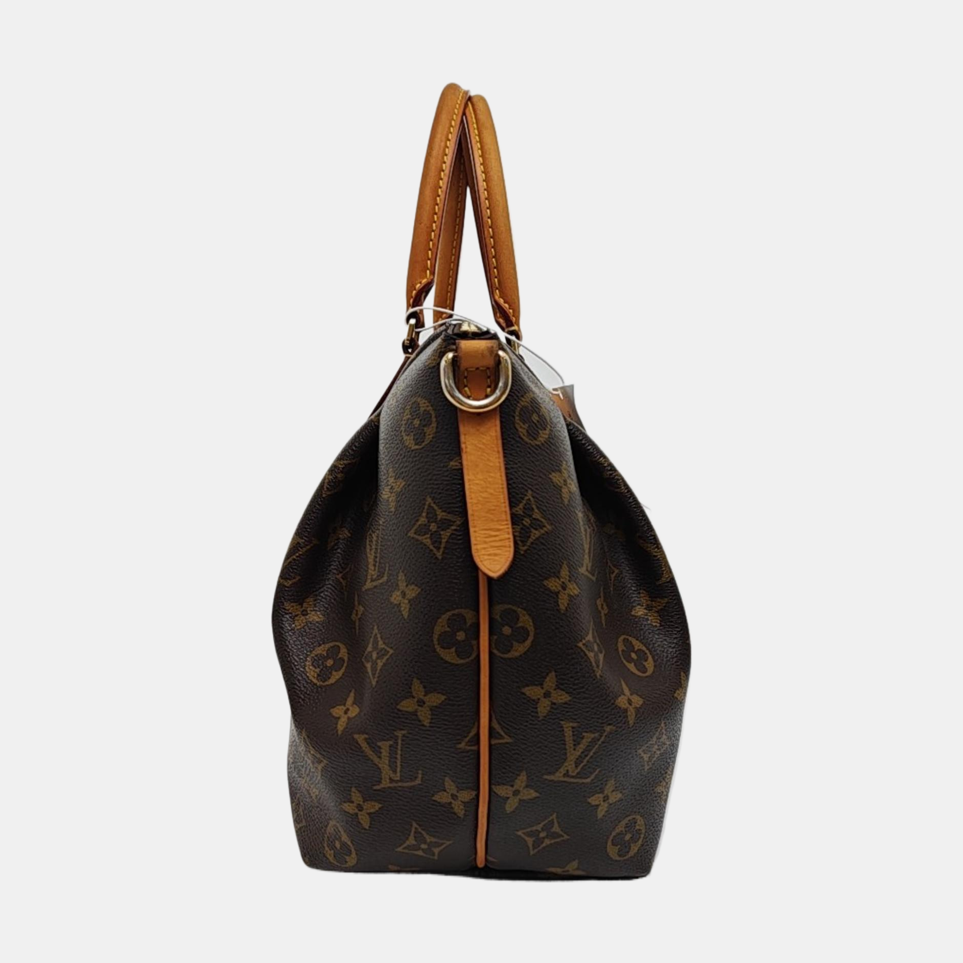 TURENNE GM Monogram Coated Canvas Brown