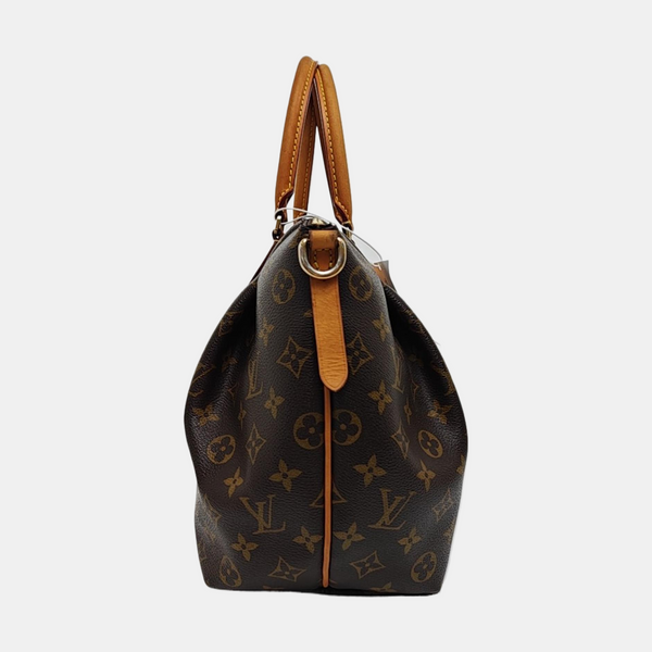 TURENNE GM Monogram Coated Canvas Brown