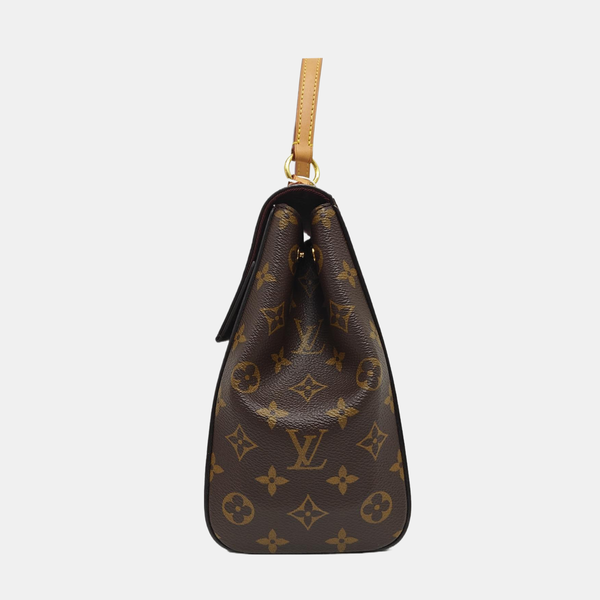 CLUNY MM Monogram Coated Canvas Brown