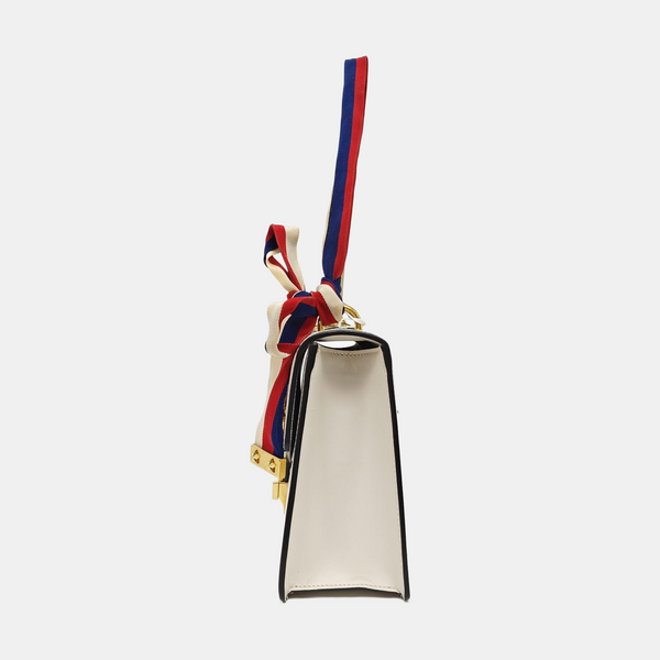 Sylvie Small Calfskin White