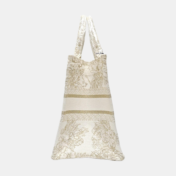 Book Tote Small Canvas White
