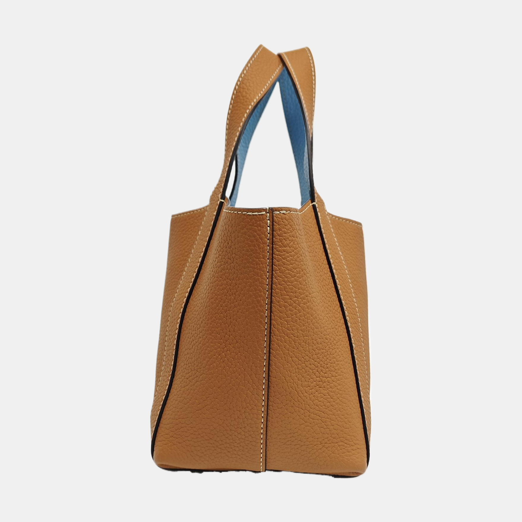 Calfskin Tote Bag Brown