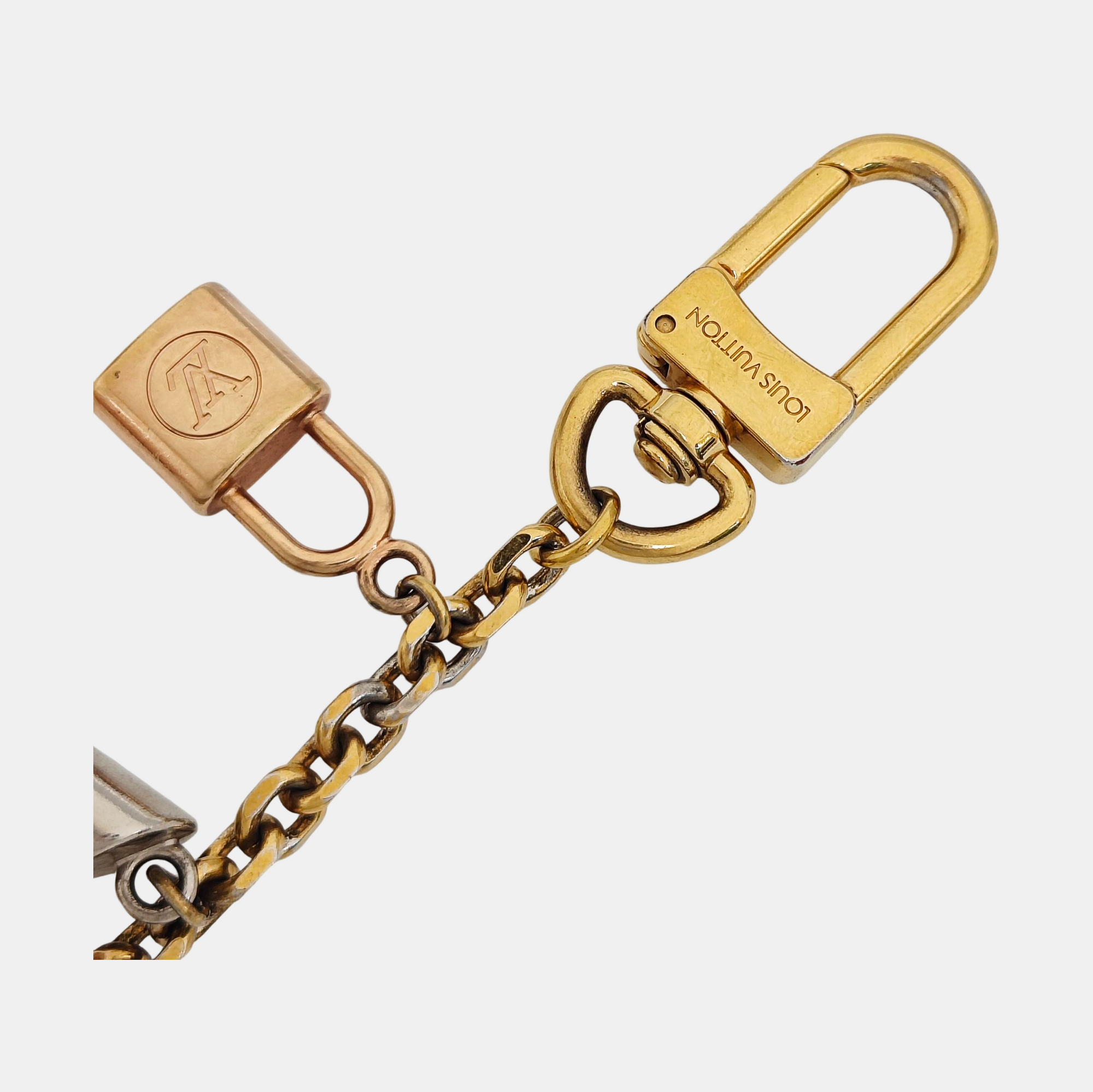 Metal Bag Charm Gold