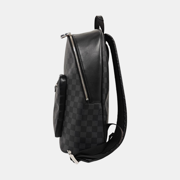 JOSH Damier Graphite Calfskin Gray