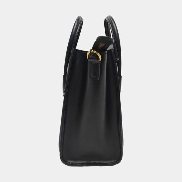 LUGGAGE Mini Quilted Calfskin Black