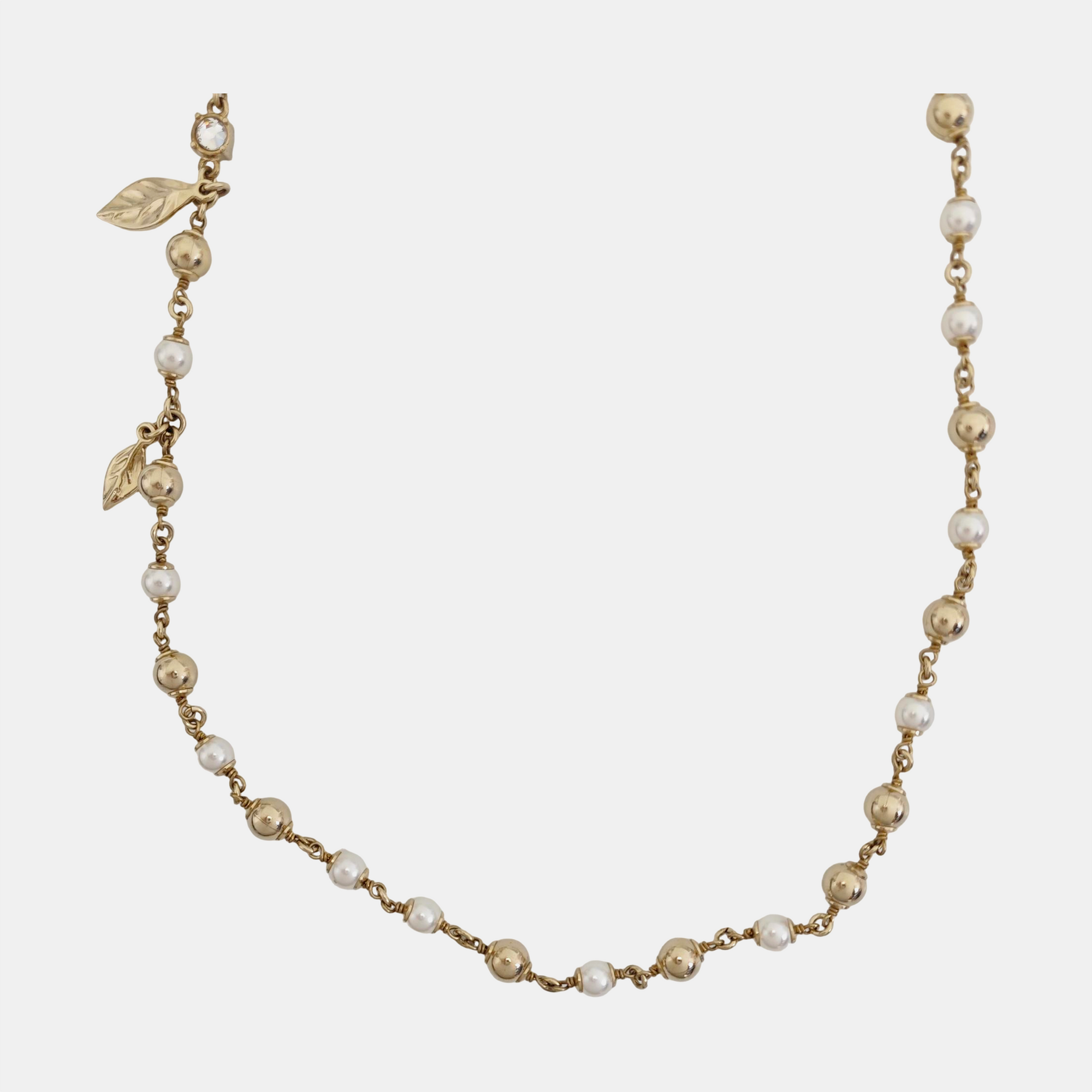 Lab-Grown Diamond Gold Necklace
