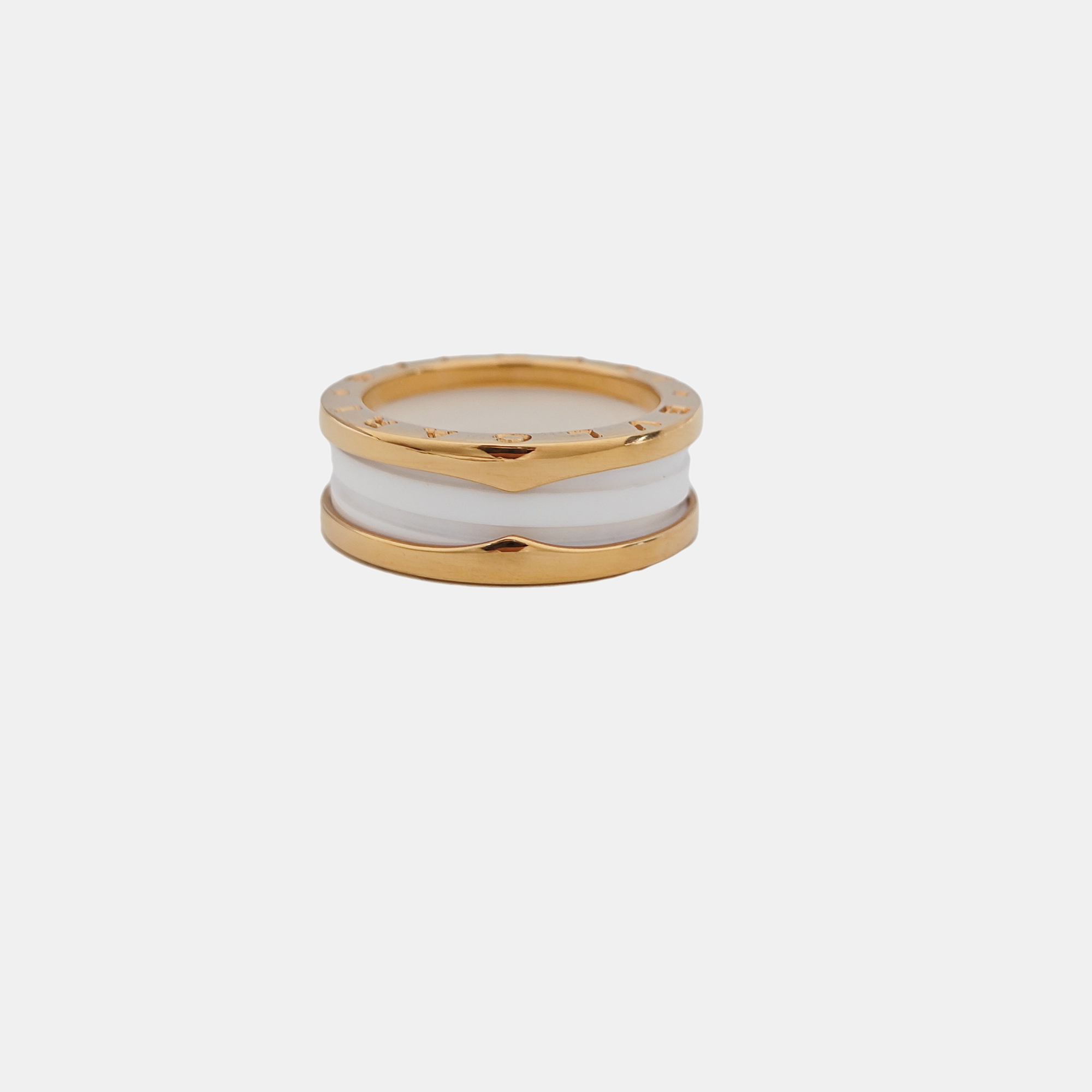 B.ZERO1 18k Rose Gold Ring EU 57