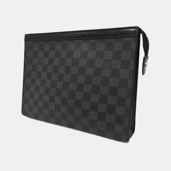 Pochette Voyag MM Monogram Coated Canvas Black