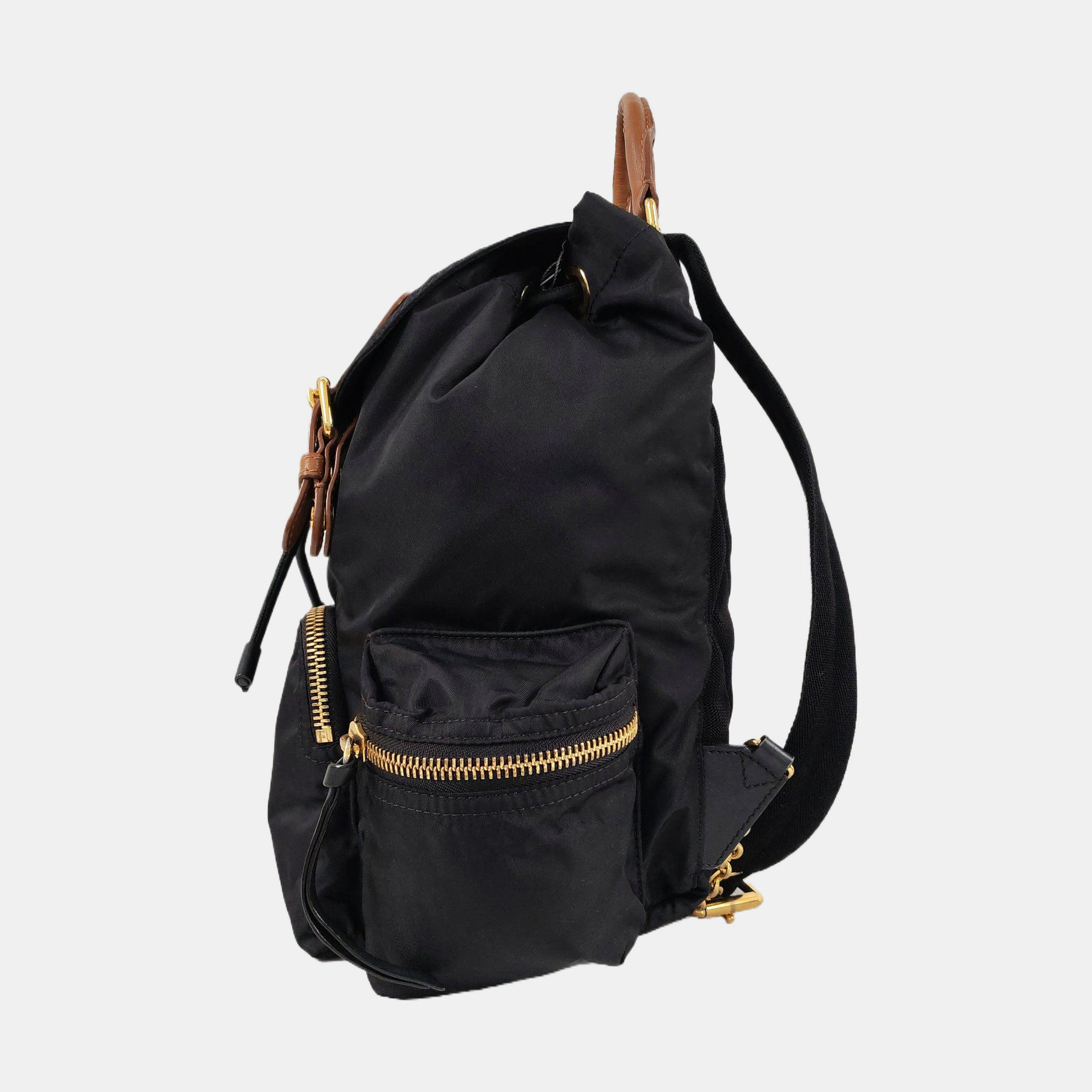 The Rucksack Medium Nylon Black