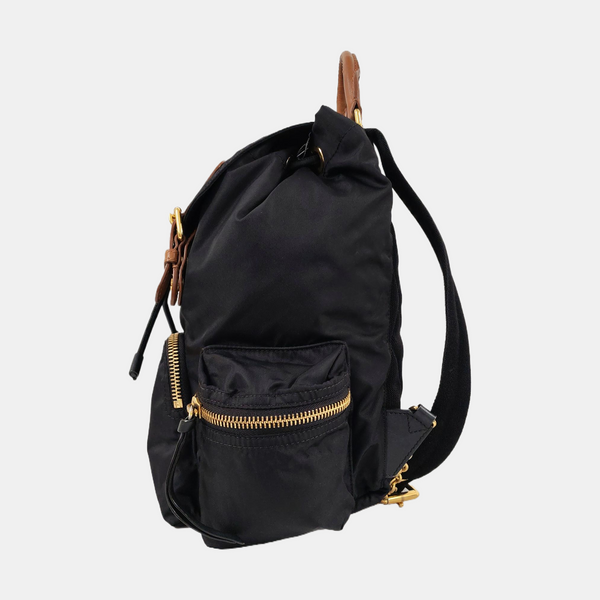 The Rucksack Medium Nylon Black