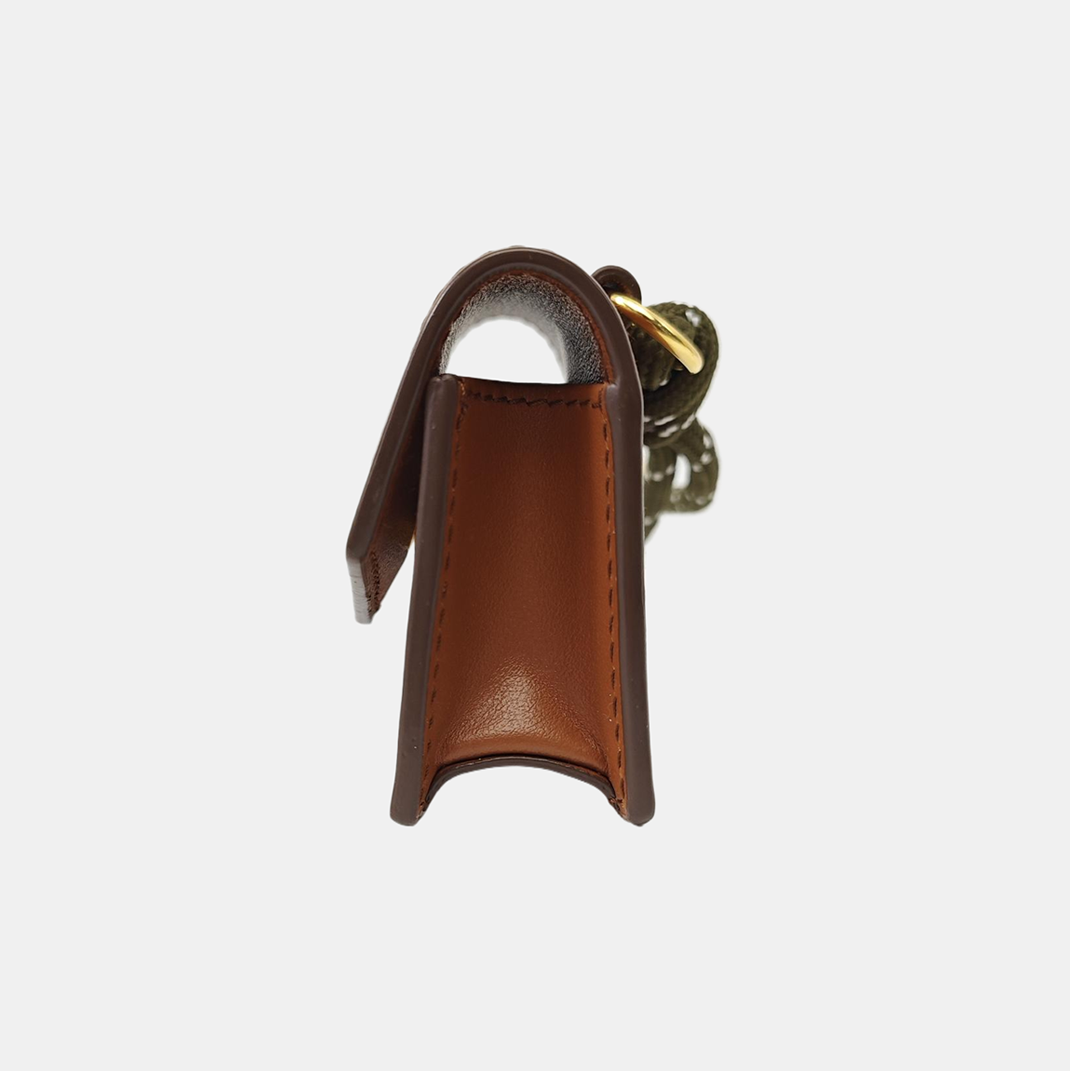 Calfskin Shoulder Bag Brown